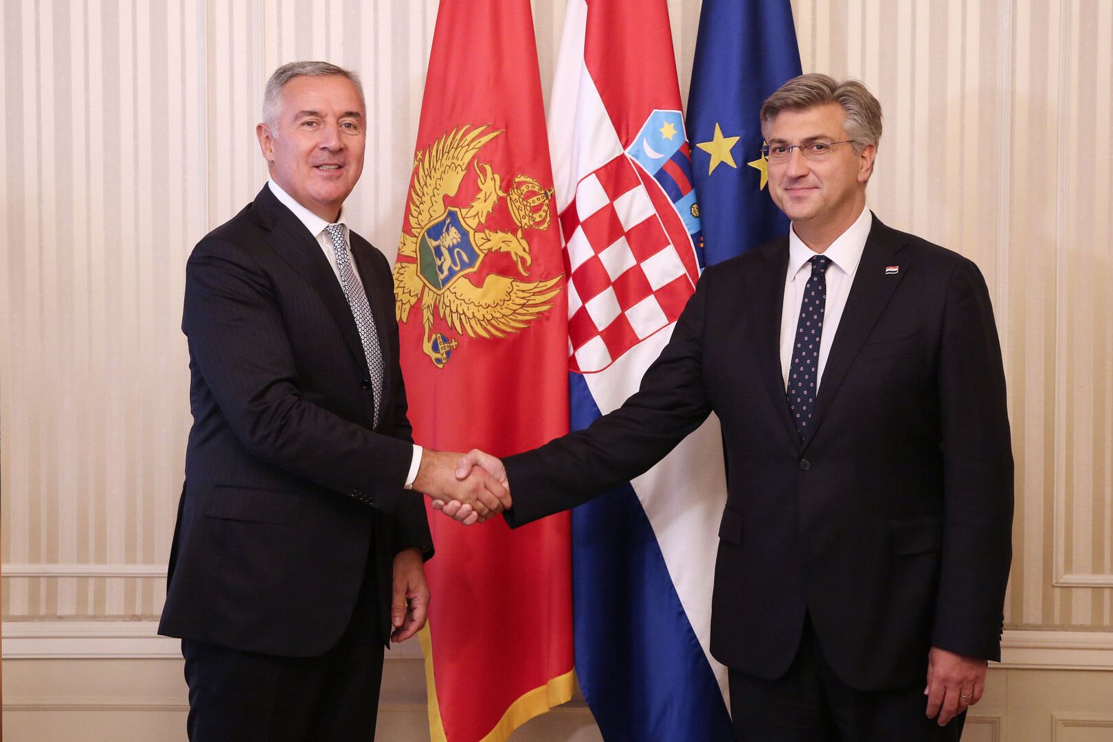 Đukanović sa Plenkovićem: Sačuvati Crnu Goru od opasnih eksperimenata - slika 1